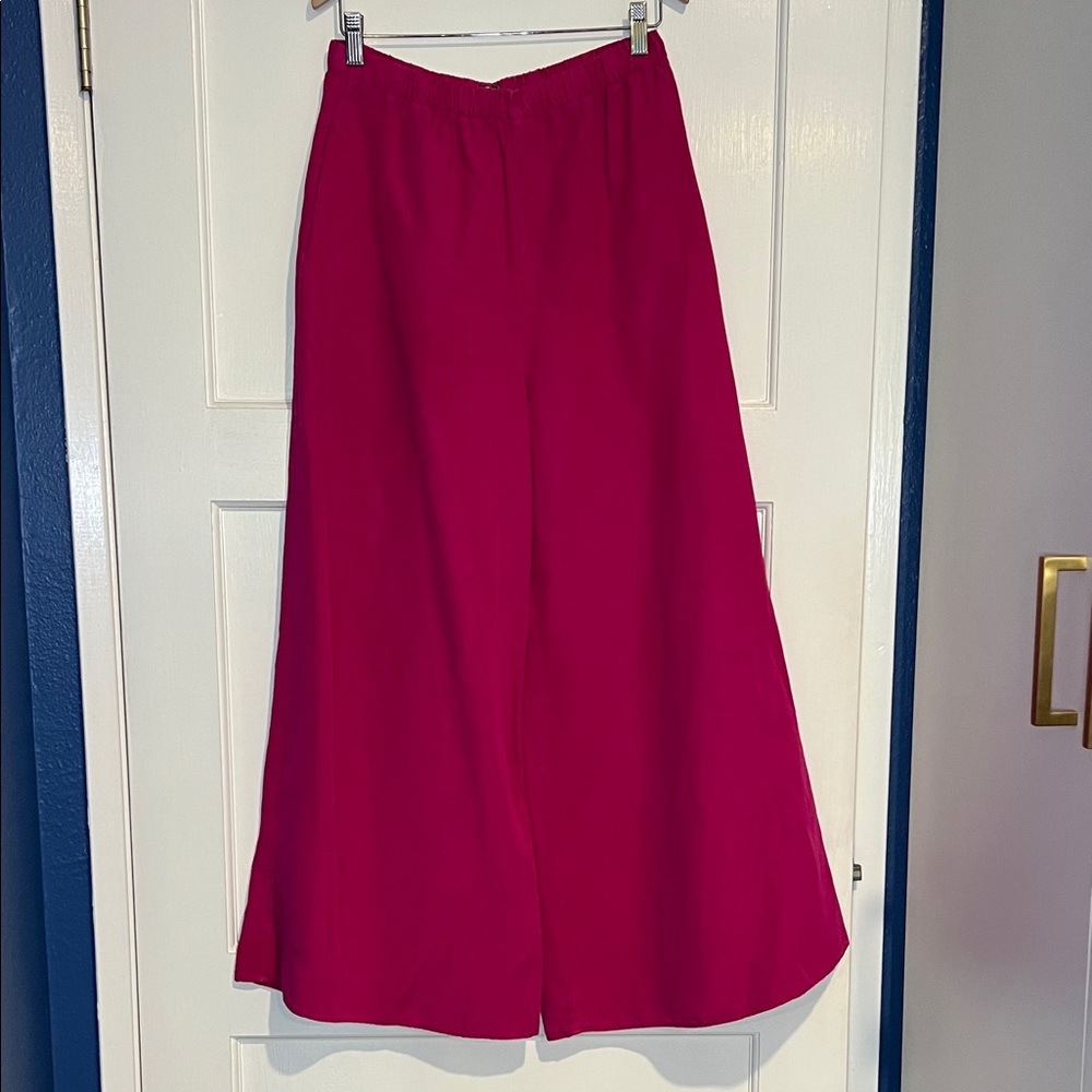Zara Pink Wide Leg Pants